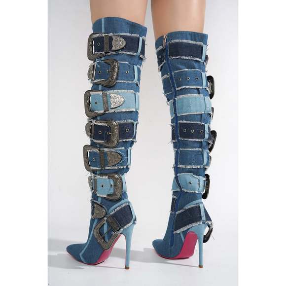 NWT**CAPE ROBBIN SHEA - DENIM DENIM 5.5 | ALL OFFERS / COUNTEROFFERS WELCOME - Picture 7 of 7